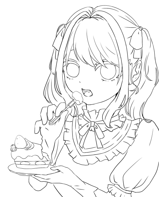 あっ…🍰 いろぬり