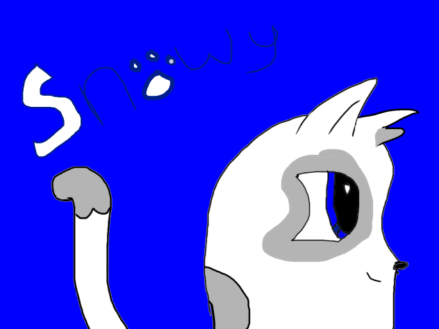 Speed Paint #8 Snowy Da Cat - ibisPaint
