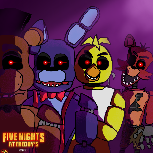 Fnaf movie teaser poster