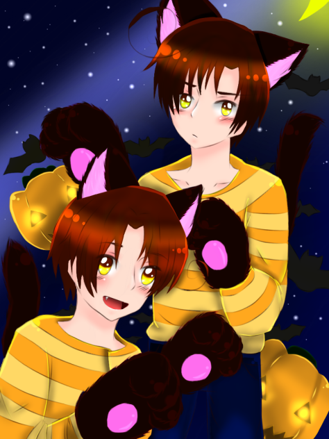 ヘタリア ハロウィン イタリア ロマーノ Ibispaint