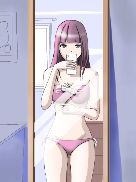 ナルシズム  (水着ですから〜)