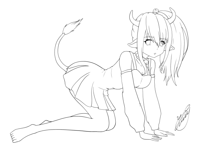 to Mooo（線画）