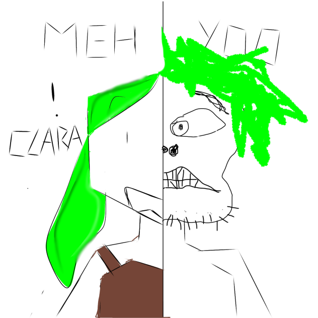 my dad and i did an art challenge