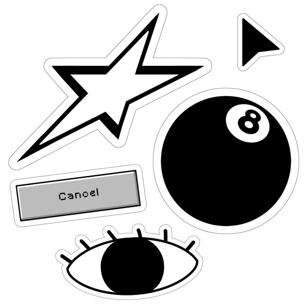 Y2k stickers 1