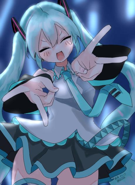 ミクちゃん塗り塗り