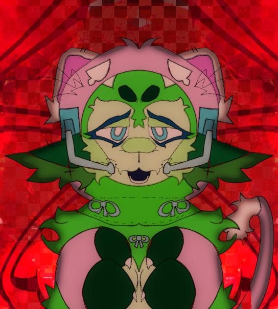 The hearted background
