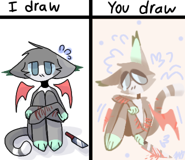 Gatinha triste l You draw