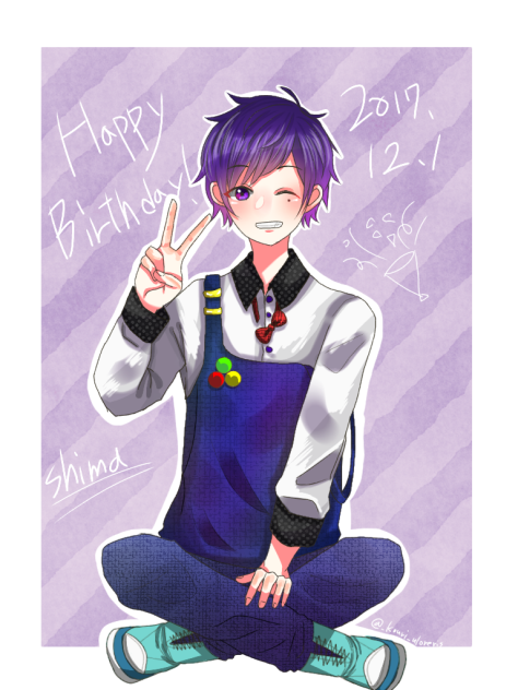 志麻誕イラスト Ibispaint