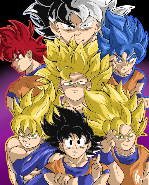 Goku Transformations