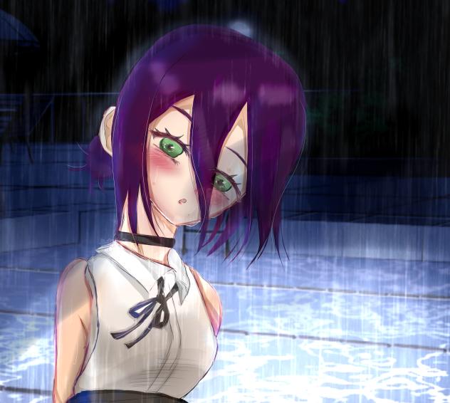 まだ雨止まないね　デンジくん..