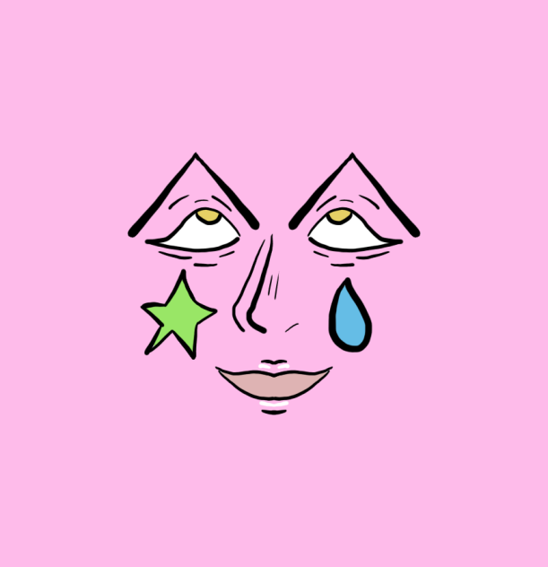 hisoka but pink