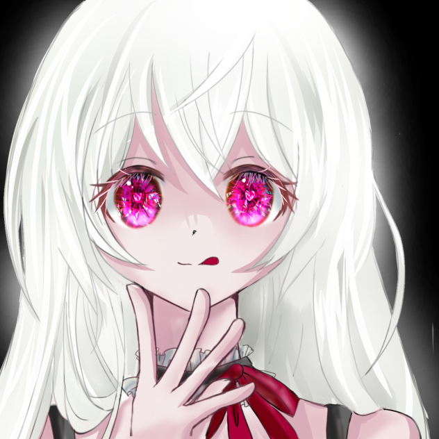 ピンク目