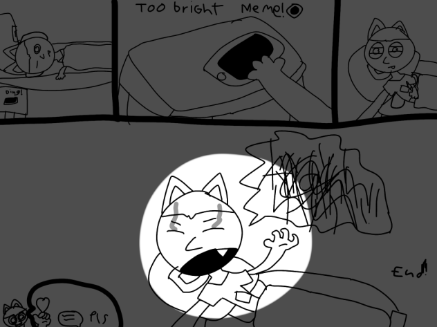 TOO BRIGHT!!!!! Meme.
