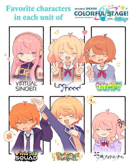 [Updated !] PJSK Favs !!