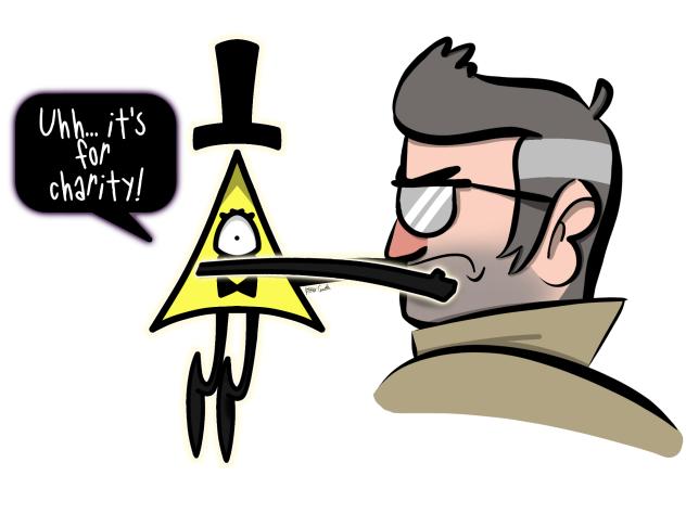 Uhh... It's for charity!