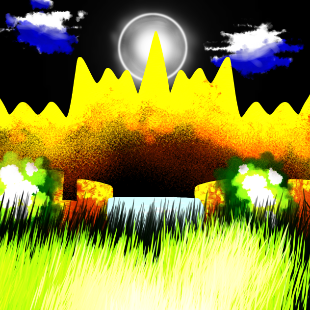 Climb the Green Mountain - ibisPaint