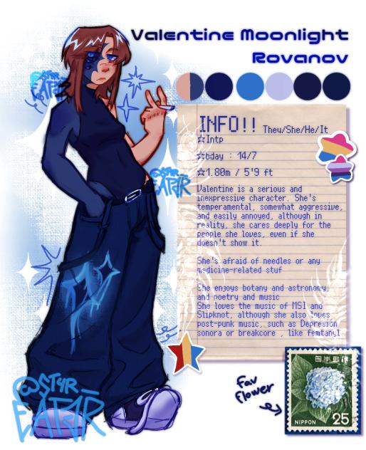 Valentine Moonlight Rovanov- Updated ref - ibisPaint