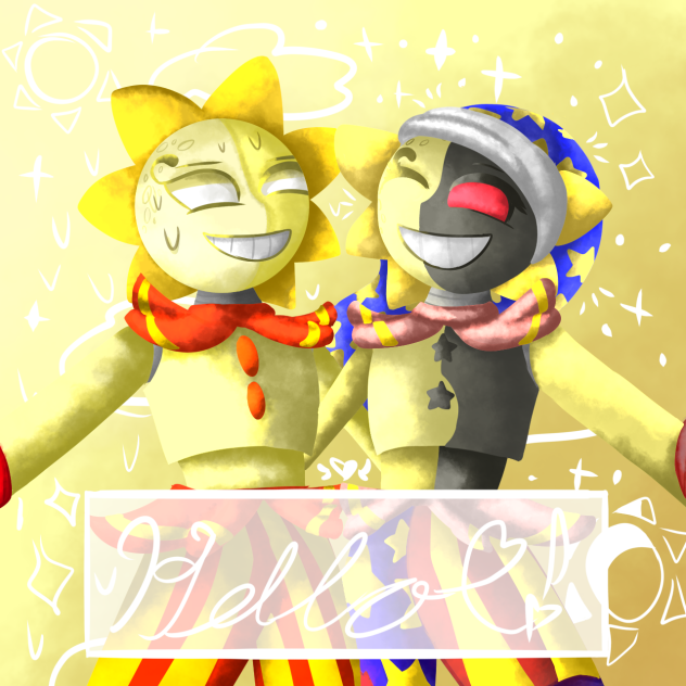 Fanart for Sun and Moon Q&A!