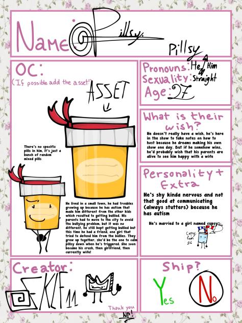 Pillsy the pill bottle