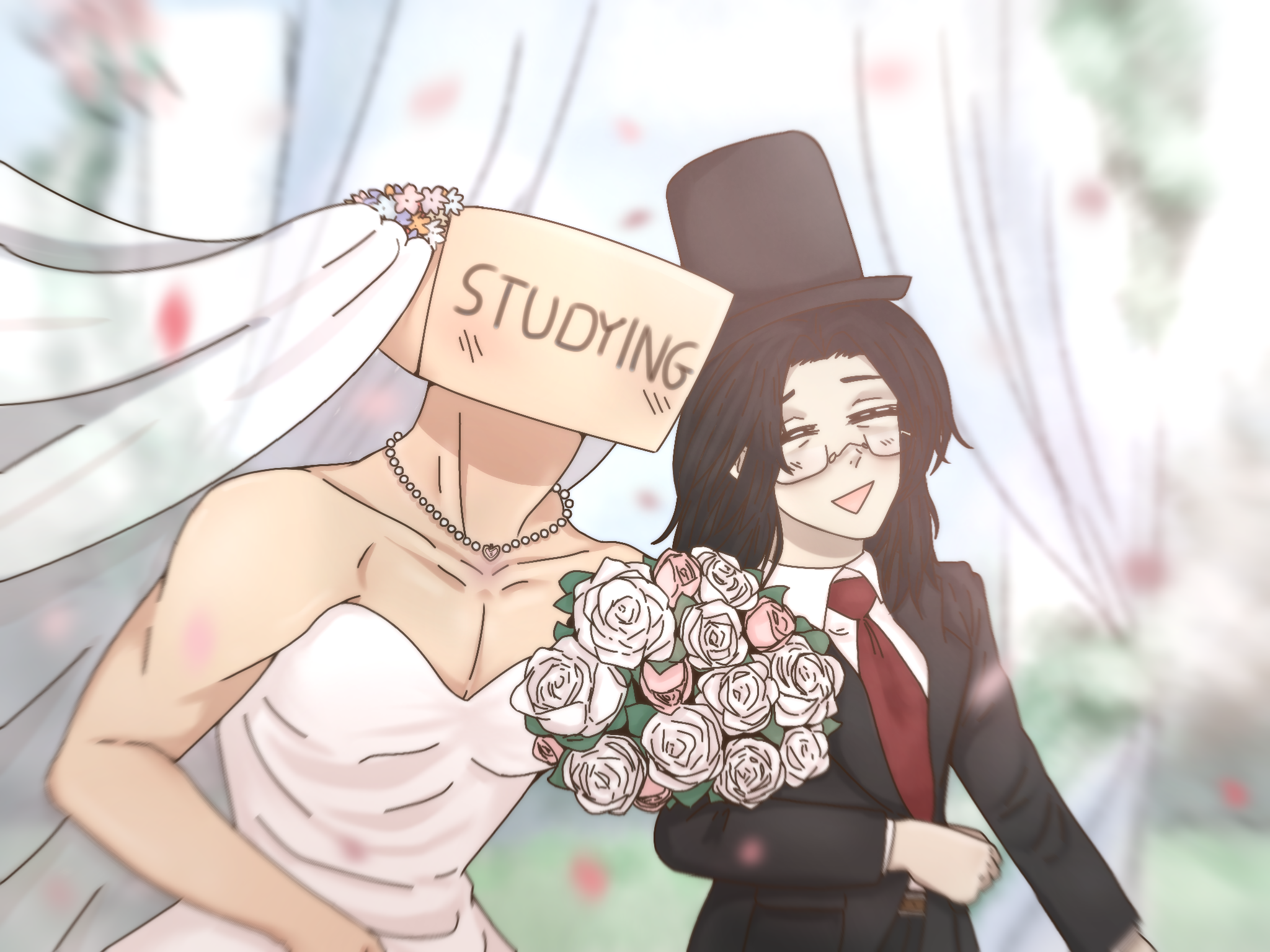 married to studying - ibisPaint