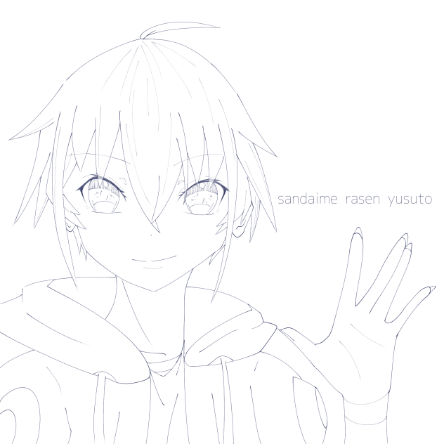 誕生日記念　線画