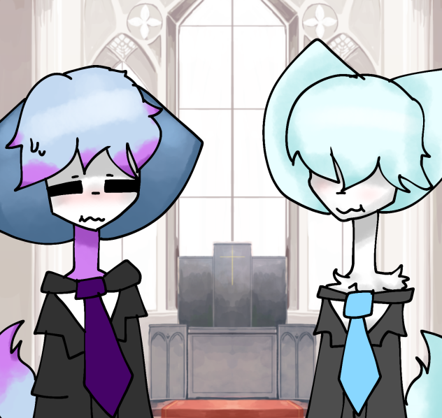 casamento do kira e do tize omaga q fofo