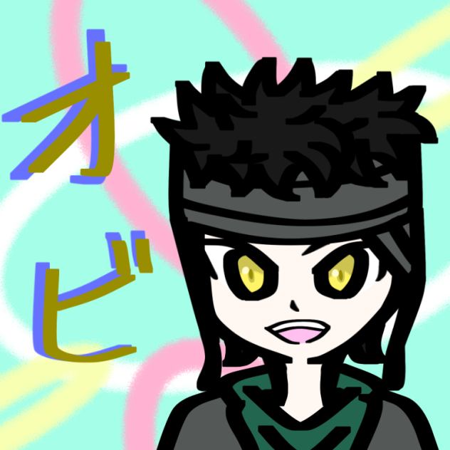 オビ うろ覚えで描いてみた 【赤髪の白雪姫】