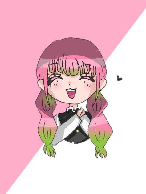 蜜璃ちゃん描いてみた！