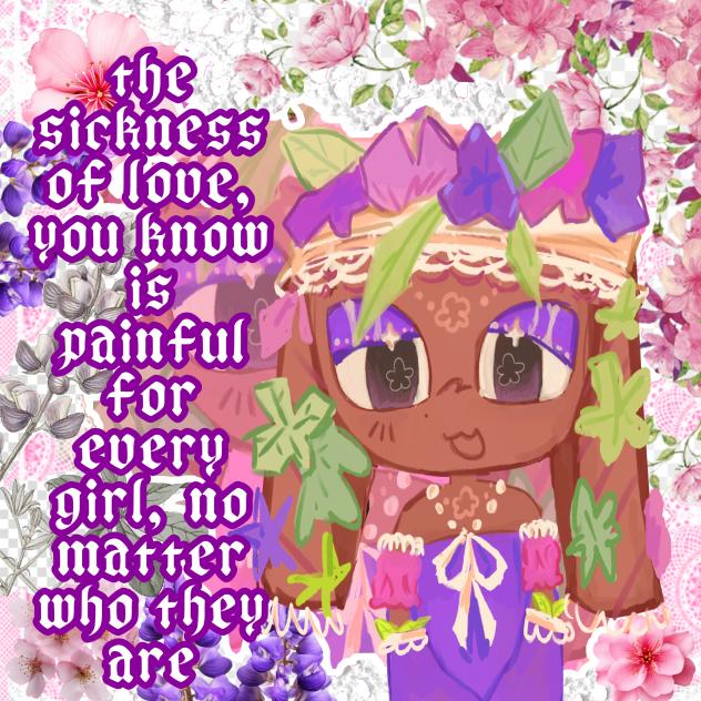 the sickness of love you know.. bassie