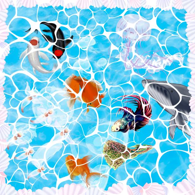 Fish and Koi - ibisPaint