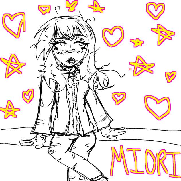 Wip my oc Miori 美織 the ethereal abyss