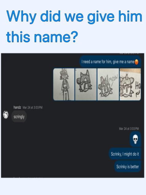 Scrinky origin