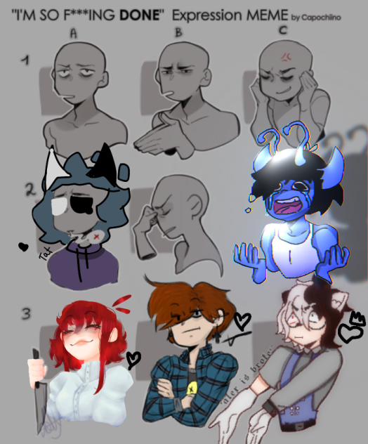 Angry collab - ibisPaint