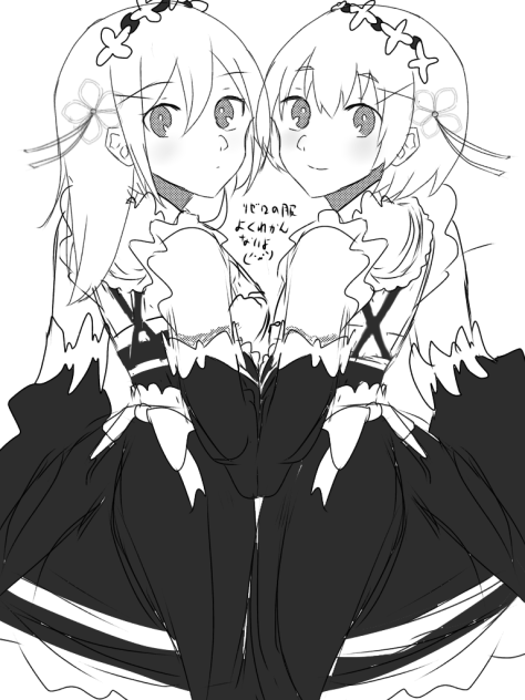 天界組にラムレムの服来てもらったよ（未完）