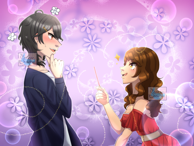 pocky game ft. 🦇⭐️