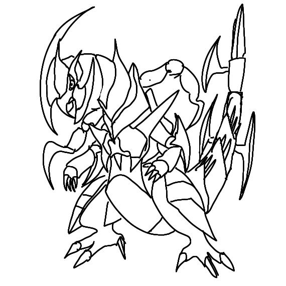 メガオノノクス（下書き）