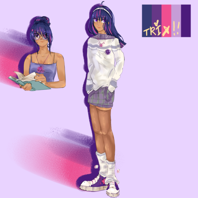 Twilight sparkle humanization - ibisPaint