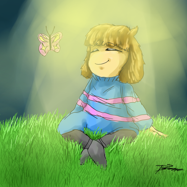 Peaceful Frisk Art
