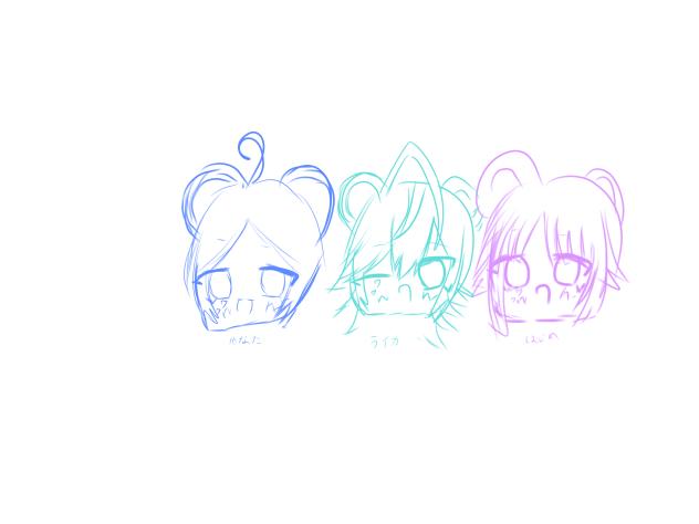 ミニキャラ描くの楽しすぎるやばい