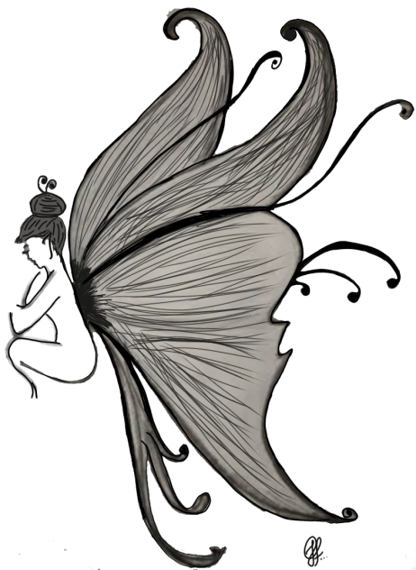 black and white butterfly 🦋