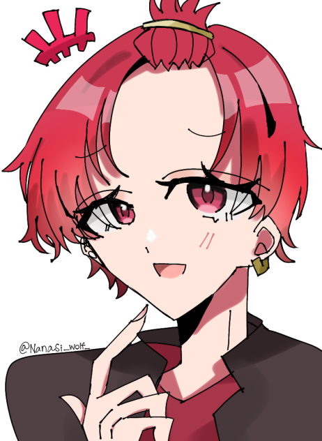 裏愛さんの線画塗りました!
