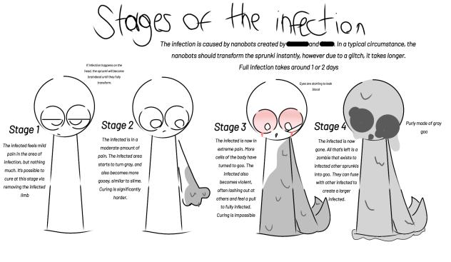 Stages of infection