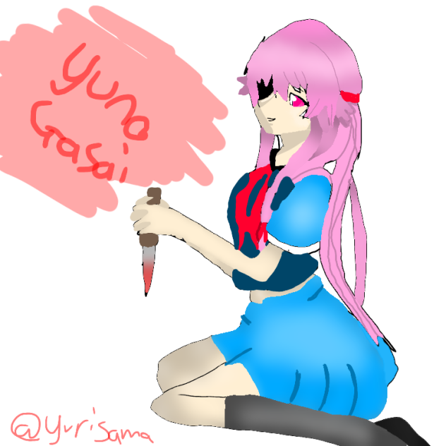 I DRAW YUNO GASAI !!! YA YA