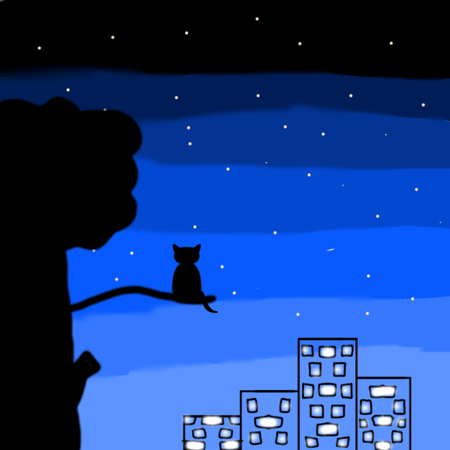 cat in the tree