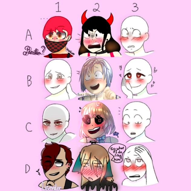 Blushing collab