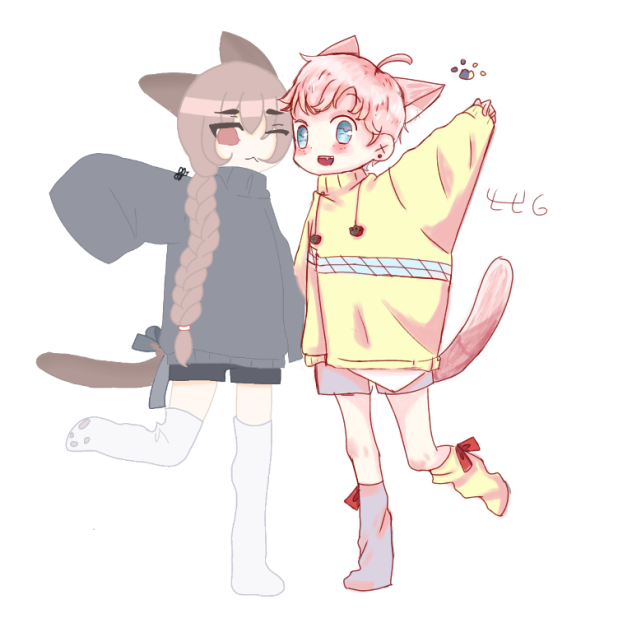 Hoodie buddies - ibisPaint