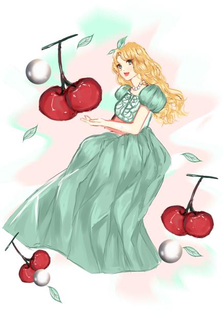 Princess  👸 +cherry🍒+Pearls