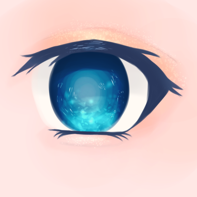 海のような瞳