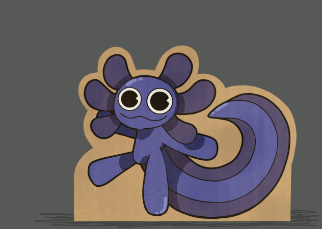 Indigo's Cardboard Cutout