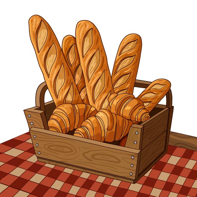 bread basket & croissants 4